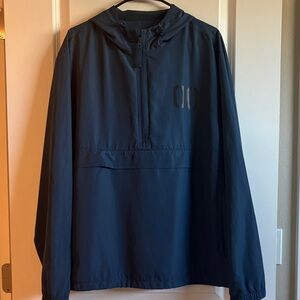 Men's Blue Hooded Jacket